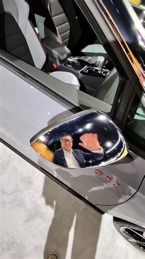 Volkswagen USA on Instagram: "Let’s go for a spin around our @laautoshow display. (Hi, Bryan!) 👋 #VW #LAAS #LAAutoShow #VWLove"
