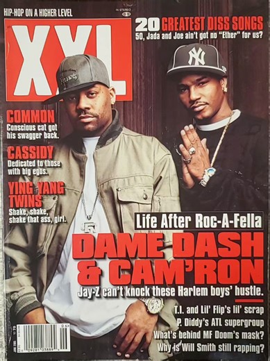 Dame Dash & Cam'ron Featured in XXL Magazine June 2005