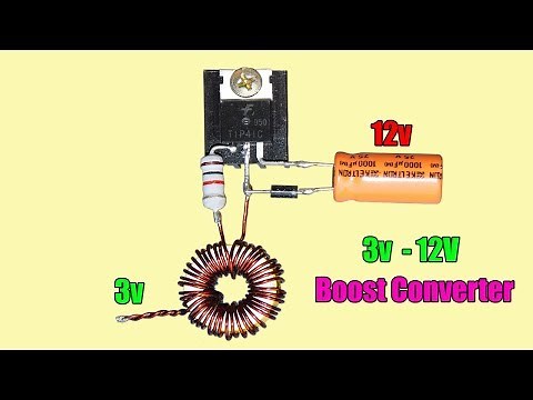 DIY 3v To 12v Boost Converter Circuit | DC To DC Converter
