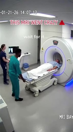 OMG 😱 MRI Machine Desater in the hospital 🏨 #hospitalincident #MIRachineAccident #hospitaICCTV #cctvcamera #sora ‎