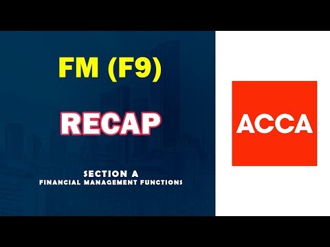 SECTION A | Express RECAP 2024 | Financial Management Functions | JUST IN 18 MINUTES