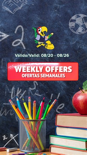 ✏️🍎 School’s back, and so are the savings!�Shop Fiesta Weekly Offers 8/20–8/26 and load up on all your family favorites at prices you’ll love. 💛 #FiestaMart #WeeklySavings #FiestaMart #BackToSchoolDeals #FiestaSavings #WeeklySpecials #Lunchboxb #SmartShopping ✏️🍎 ¡Regreso a clases y también los ahorros! Aprovecha las Ofertas Semanales de Fiesta del 20 al 26 de agosto y llena tu carrito con todos los favoritos de tu familia a precios que te encantarán. 💛 #FiestaMart #AhorrosSemanales #FiestaS