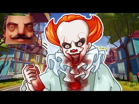 Hello Neighbor - My New Neighbor BIG Pennywise EXE - BIG IT EXE Act 3 Random Gameplay Walkthrough
