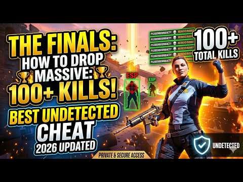 🏆 THE FINALS: HOW TO DROP 100+ KILLS! 💥 BEST UNDETECTED CHEAT 2024 (EAC BYPASS)