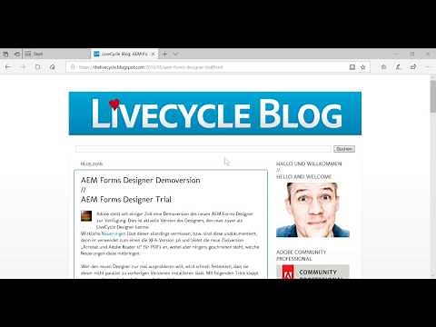 Download AEM / LiveCycle Designer