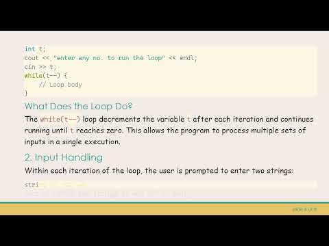Understanding C+ + Code: The Importance of Loops and String Manipulation