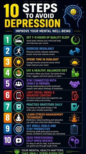 10 Simple Habits That Can Improve Mental Health 🧠✨ #Shorts