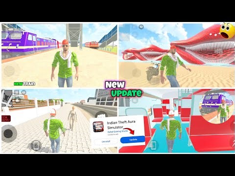 Indian Theft Aura Simulator New Train Add | New Npc Girl Add | El Gran Maja Add | Secret Feature