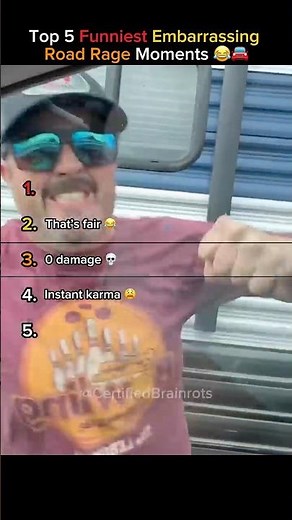 Top 5 Funniest Embarrassing Road Rage Moments (Angry Drivers Humiliated!) 😂🚗