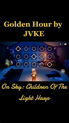 Playing Golden Hour on Sky: COTL Harp | Music Tutorial