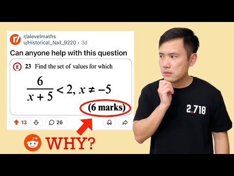 A-level inequality problem (but why is it worth 6 MARKS?) Reddit r/alevelmaths
