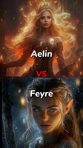Aelin Galathynius vs. Feyre Archeron #tog #aelingalathynius #feyre #acotar #rating