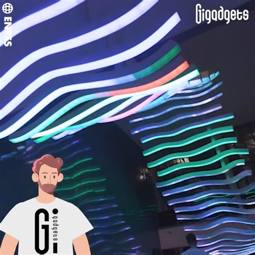 73K views · 199 reactions | These solar-powered benches slowly rotate in the garden of Australia’s NGV public art gallery. Designed by art and technology studio ENESS for Melbourne Design Week, the benches use embedded solar panels to harvest sunlight and spin. The Melbourne-based studio is famous for creating colorful, interactive public art installations. | GIGadgets | Facebook