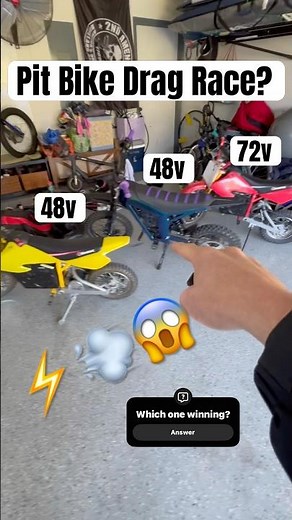 Modded Razor MX650s vs Tuttio Drag Race Part 1 #tuttio #surron #ebike #shorts #fyp #automobile