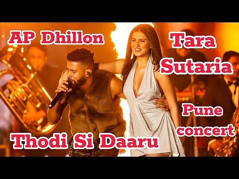 Thodi Si Daaru Live | AP Dhillon ft. Tara Sutaria | One Of One Tour Pune 2025