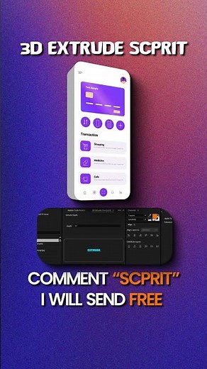 Add depth to flat shapes with AE’s Extrude plugin 🔥 | #AfterEffects #aetutorial #rahulmograph