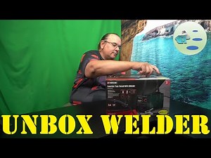Parkside Inverter Flux Cored Wire Welder PIFDS 120 A1 unboxing