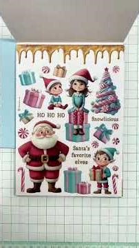 HANDMADE 3D CHRISTMAS CARD Tutorial by @Liujournal using her Candy Christmas collection