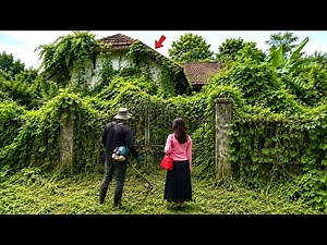 girl paid $10,000 to buy abandoned overgrown house and donated to the homeless | A satisfying ending