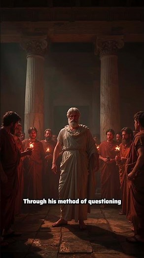 The question that got Socrates killed… and changed philosophy forever. 🏛️⚖️ #history #HistoryShorts