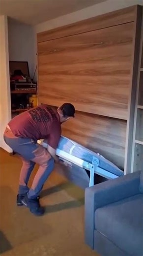 Lit mural gain de place