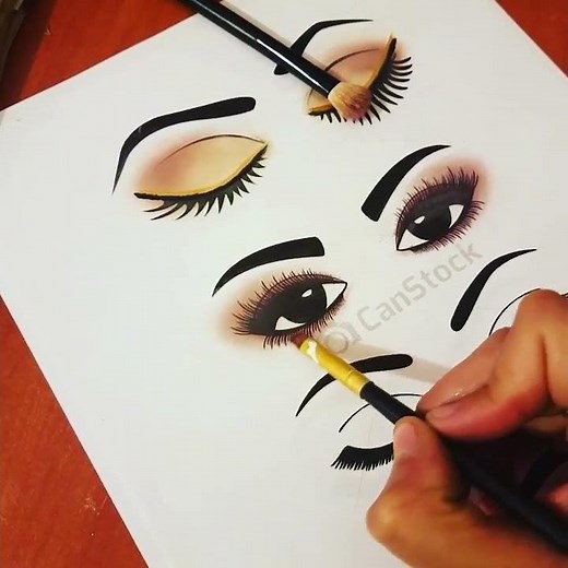 Maquillaje.! Practica tu maquillaje en papel