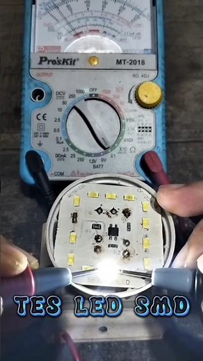 HOW TO CHECK LED USING ANALOG MULTITESTER