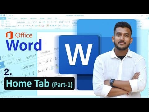 MS Office Word Tutorial: Home Tab (Part 1)