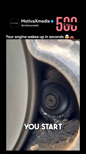 MotivaXmedia on Instagram: "The moment you turn the key or press the start button, your engine comes alive in a precise chain reaction. First, the starter motor spins the crankshaft while fuel injectors spray fuel into the cylinders. At the same time, spark plugs ignite the air–fuel mixture, creating tiny explosions that push the pistons downward. This motion turns the crankshaft, allowing the engine to run on its own. Oil begins circulating instantly to lubricate moving parts, sensors adjust fu