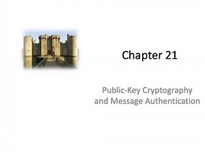 Computer Security Chapter 21 (Public-Key Cryptography Part 3)