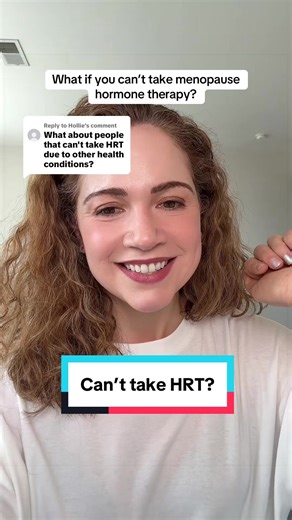 Replying to @Hollie decided to do a response post to this because so many women have this question! I would definitely seek a second opinion from a menopause specialist. I have a provider directory at the link in my bio. Many women are told they aren’t candidates when in fact they are! There are some non-hormonal medications and of course lifestyle is SO important and many women underestimate how powerful lifestyle changes can be! You are not without options! Check out my Audio Series at the lin