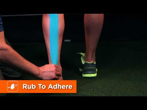 HOW TO APPLY KINESIOLOGY TAPE TO THE ACHILLES TENDON