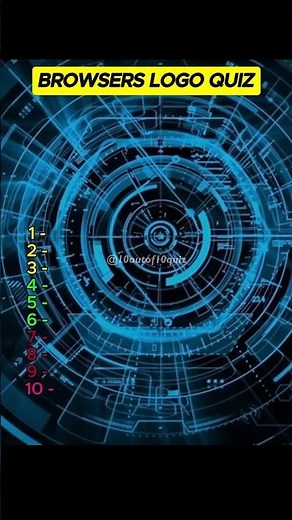 Can you name these Browser Logos?