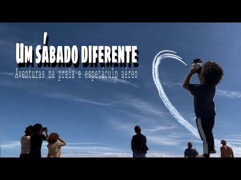 Sábado frio na praia + show de avião | Marine Caliari