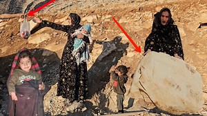 109K views · 2.5K reactions | Nomadic Homeless Mother Struggle for survival - building a winter cave and escaping the cold | Nomadic Lifestyle | Facebook