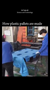 How plastic pallets are made, 😳 #reelsfbシ #physics #sciencefacts | Mr Tesla Physics
