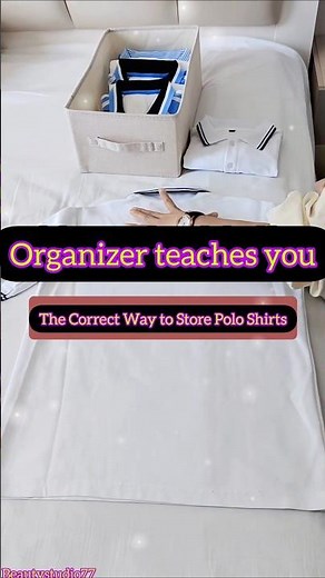 How to Fold Polo Shirts for Perfect Storage!