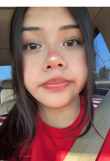 actually liked my hair & lana said i look good in red and i lob her 🫰