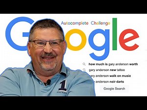 Gary Anderson Answers the Web's Most Searched Questions | Autocomplete Challenge