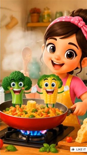 Kids Cooking Show 🍅 | Veggie Pasta Recipe Cartoon