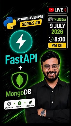 🔥 FastAPI + MongoDB = Python Backend Magic! ✨