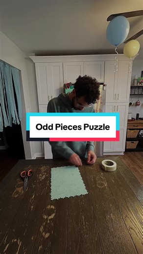 Odd Pieces Puzzle time lapse #puzzle #puzzletok #satisfying #thepuzzlespot #oddpieces