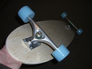 Popsicle Stick Longboard Deck