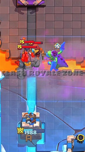 impossible to touch tower 🗿 #clashroyale