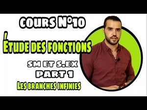 🔥 Étude des fonctions - Branches infinies 1 Bac S.M & S.Ex Cours & exercices Part 1 ✔️