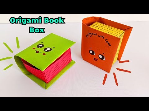 Origami Paper Book Box | How to make a Paper Book Box