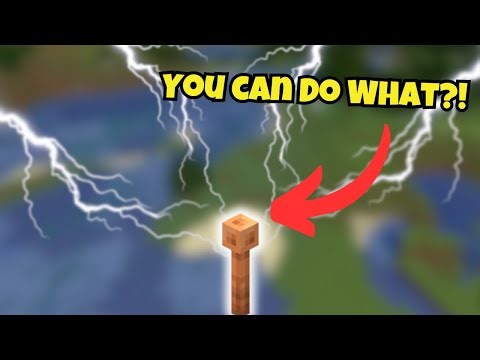 Stop Avoiding Lightning In Minecraft! How to Use It!