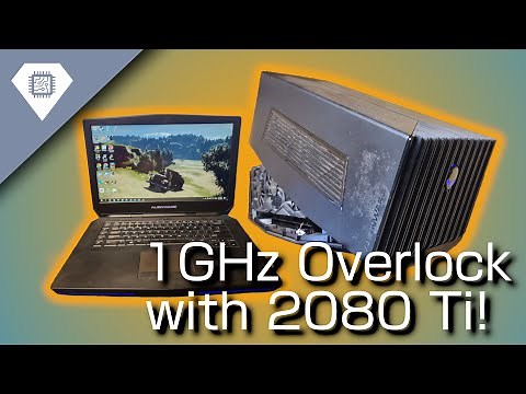 External GPU on a 7 Year Old Overclocked Laptop? | Alienware Graphics Amplifier in 2022