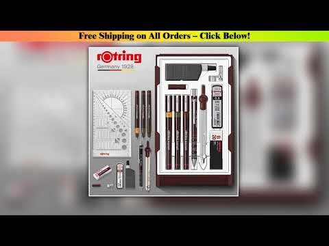 Rotring Technical Pen Junior/College/Master Set Waterproof Architectural Engineer Professional