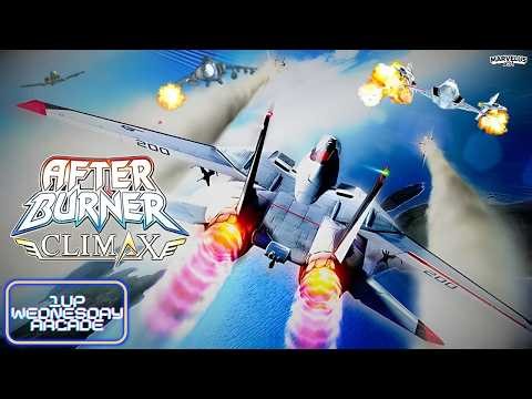 1UP Wednesday Arcade: After Burner Climax Review/Gameplay | PURE SEGA MAX SPEED ARCADE ADRENALINE🔥✈️